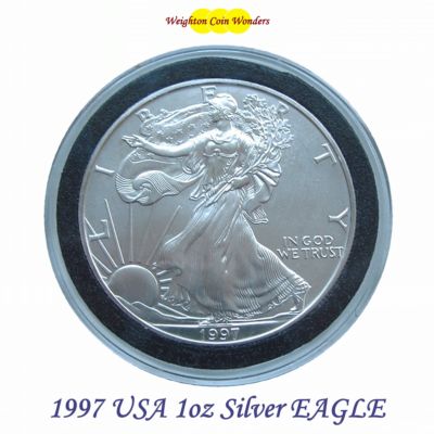 1997 1oz Silver American Eagle